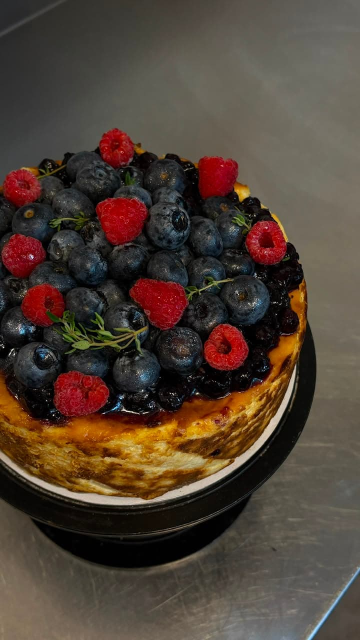 Blueberry Basque